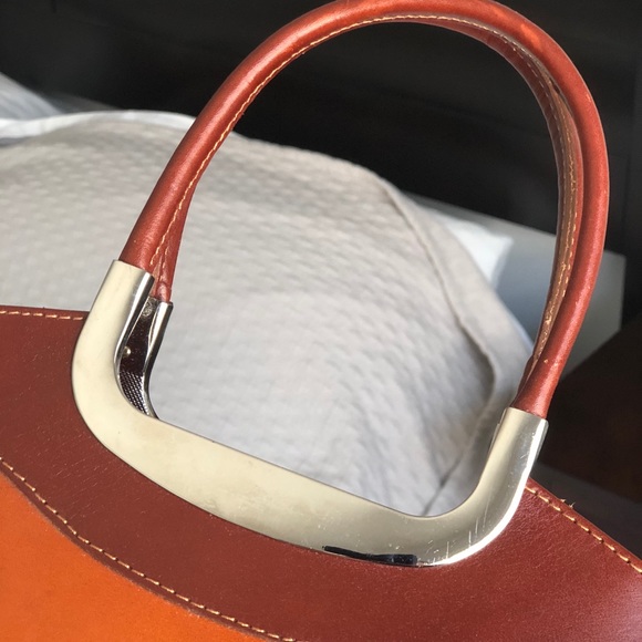 BRAND NEW Genuine Leather Brown Bag made in Italy - Picture 5 of 7